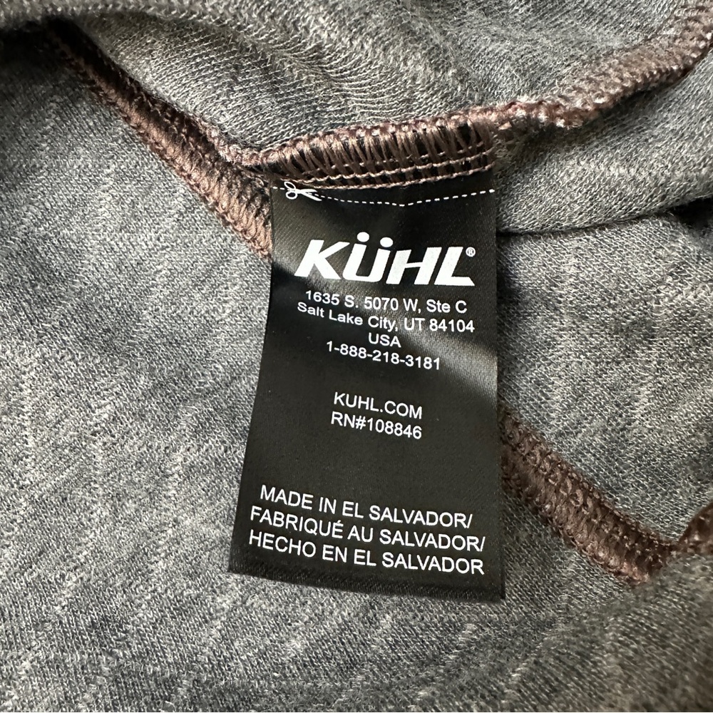 KUHL Athena Merino Wool Blend Pullover Sweater Women’s Size S Mauve Quilted - Picture 6 of 10